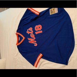 Throwback Mitchel&ness Darryl strawberry jersey